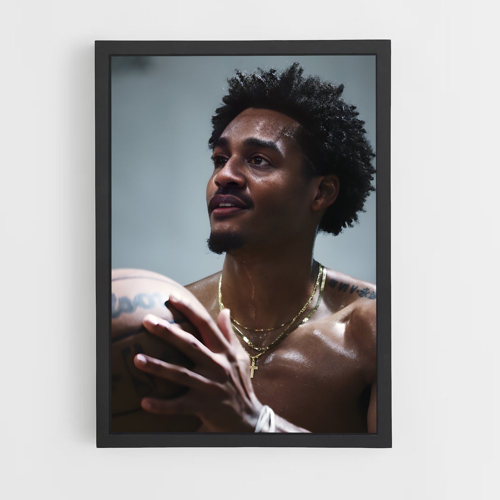 Poster Jordan poole – affiche Basketball (vue 2)